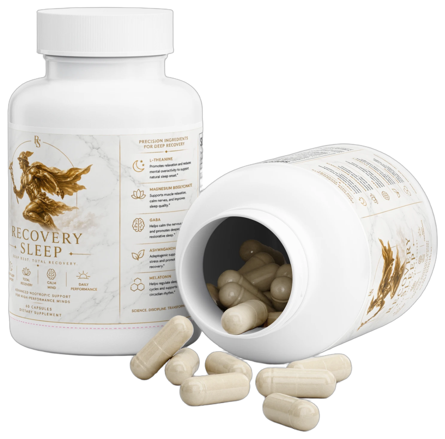 Frasco y caja de RECOVERY SLEEP